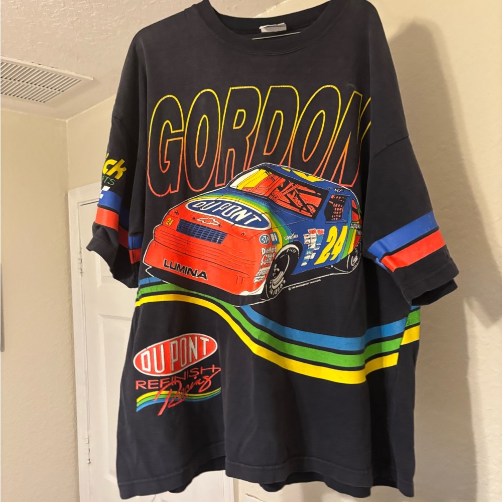 NASCAR Jeff Gordon All Over Print XL Vintage 1993 T Shirt